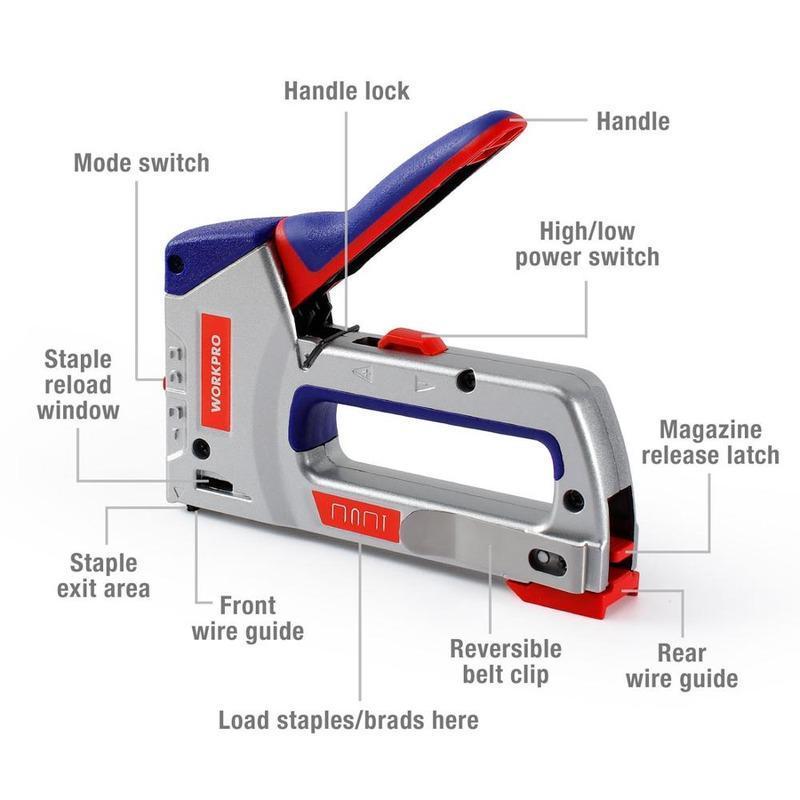 4 IN 1 Heavy Duty Staple Gun f - Stapler Heavy Duty ulasan dan harga