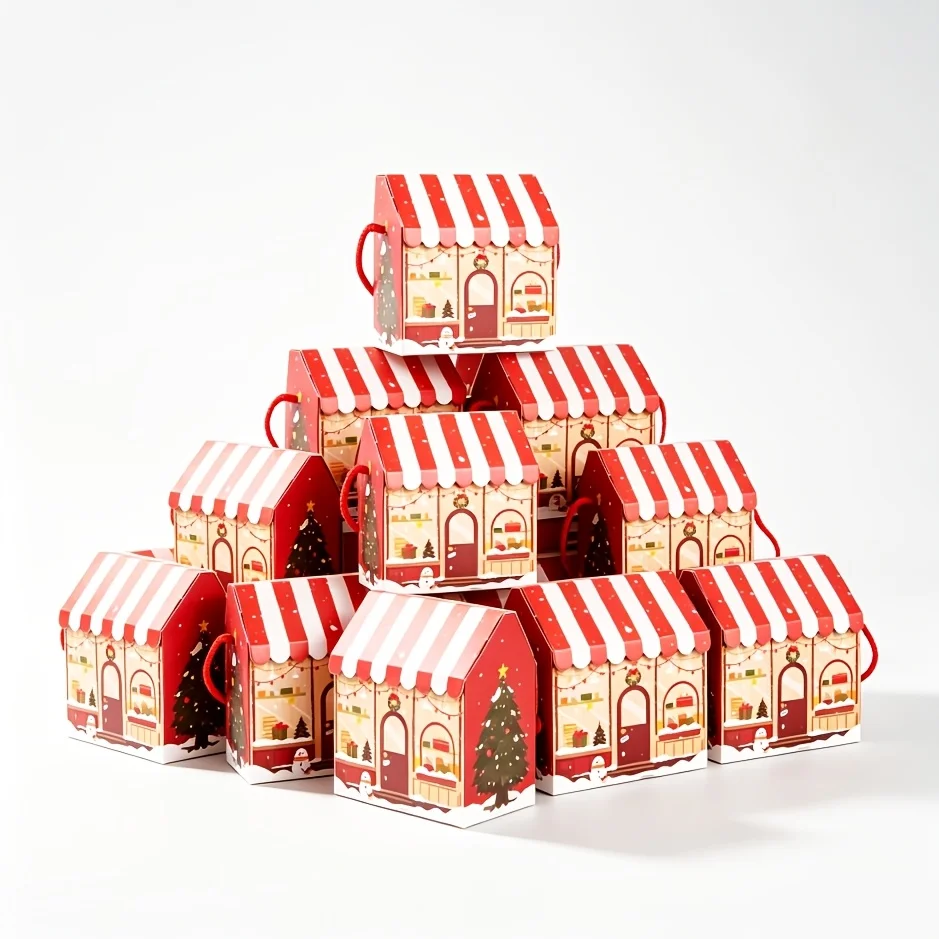 10pcs Christmas House-shaped G - Printer Paper ulasan dan harga