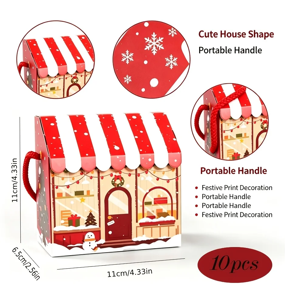 10pcs Christmas House-shaped G - Printer Paper ulasan dan harga