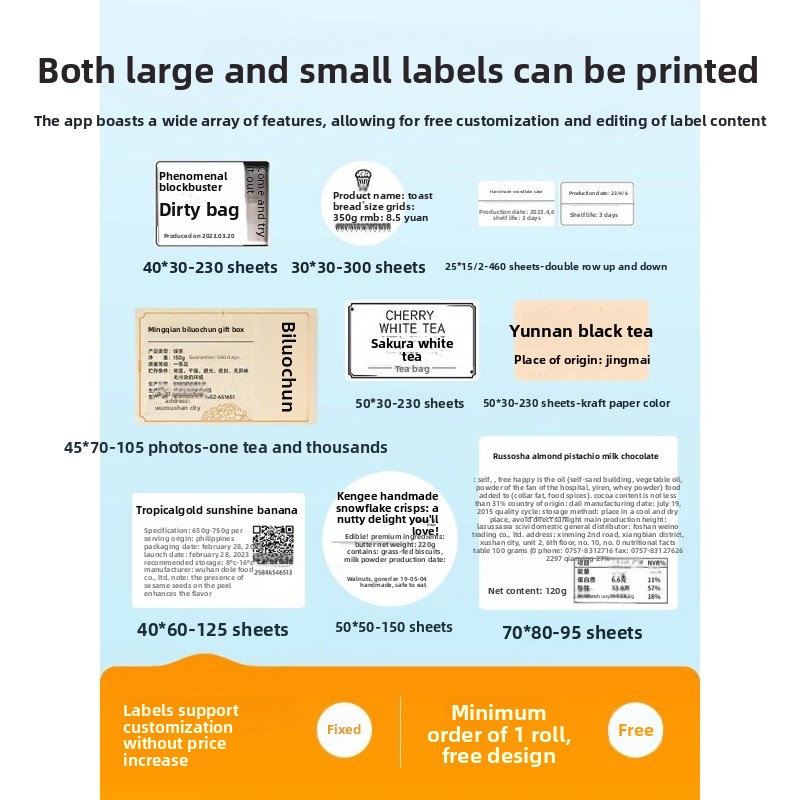 B3S Commercial Food Portable B - Barcode Printer ulasan dan harga