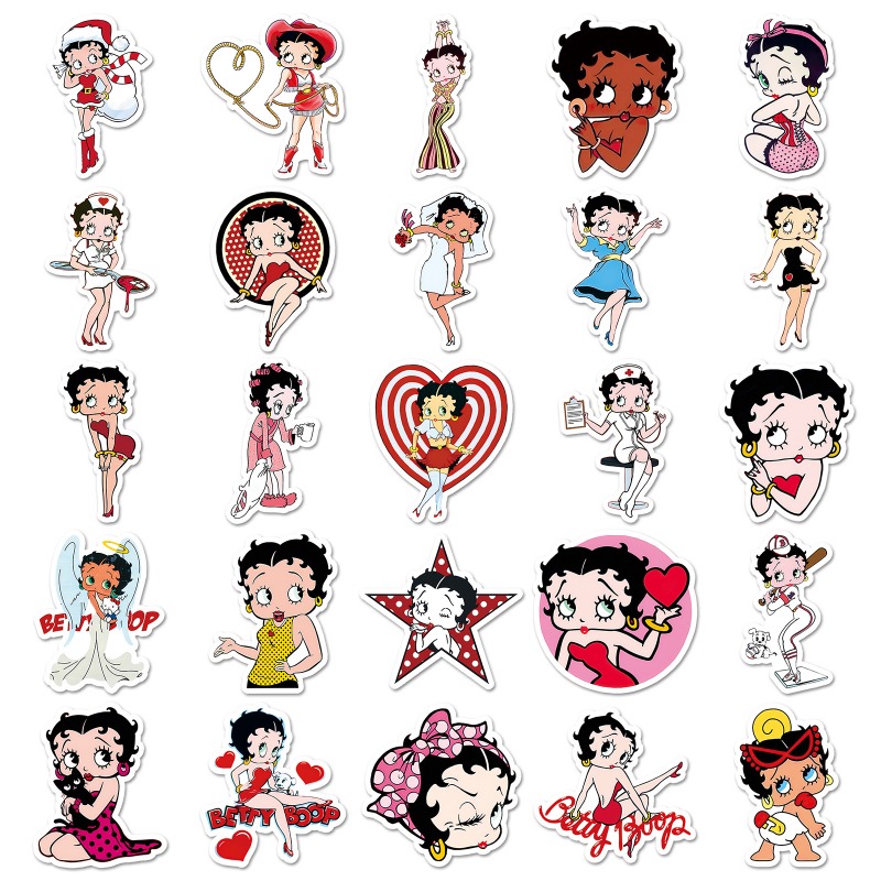 Betty Boop 50 stickers high co - Printer Paper ulasan dan harga